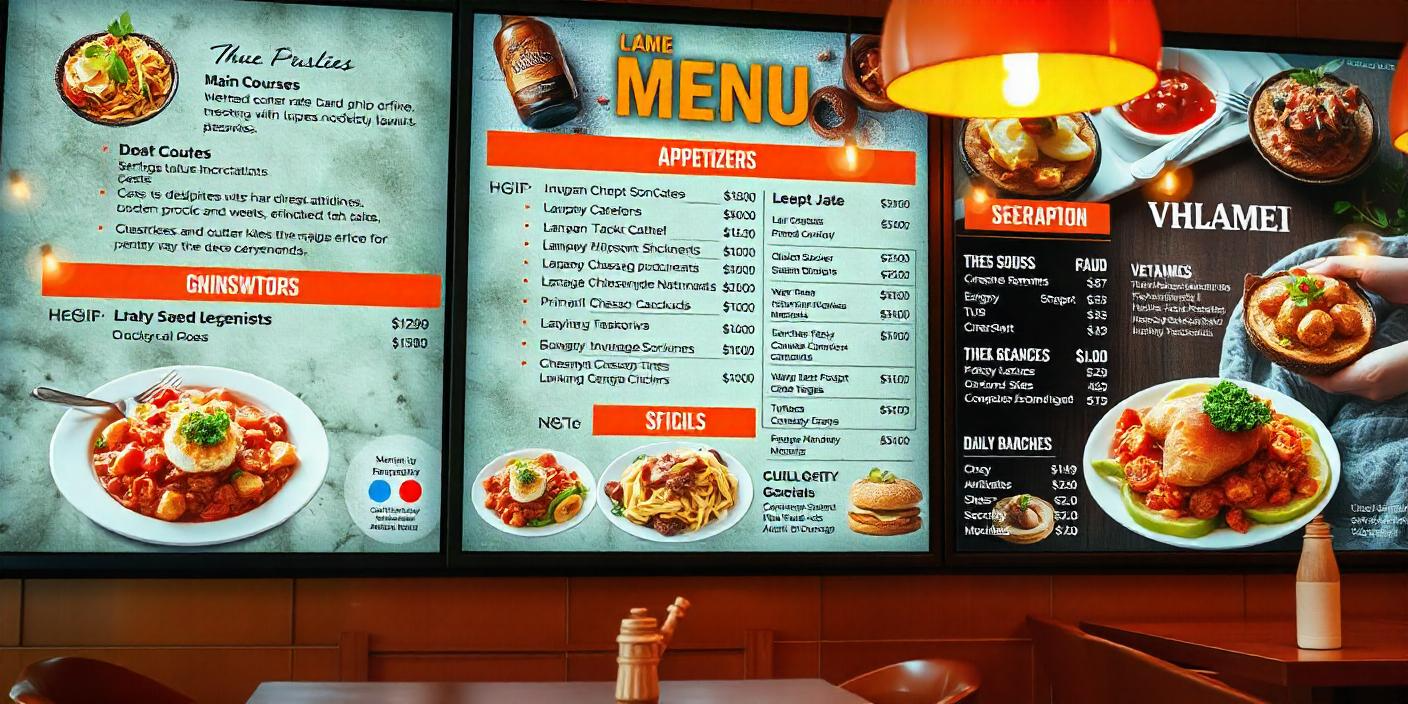 DIGITAL MENU BOARD AND ITS PERKS